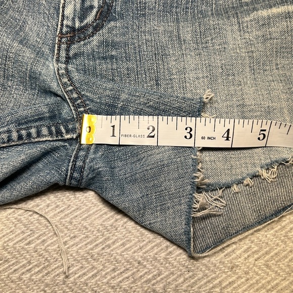 Armani Exchange Light Blue Jean Shorts.  Size 12 - Picture 8 of 12